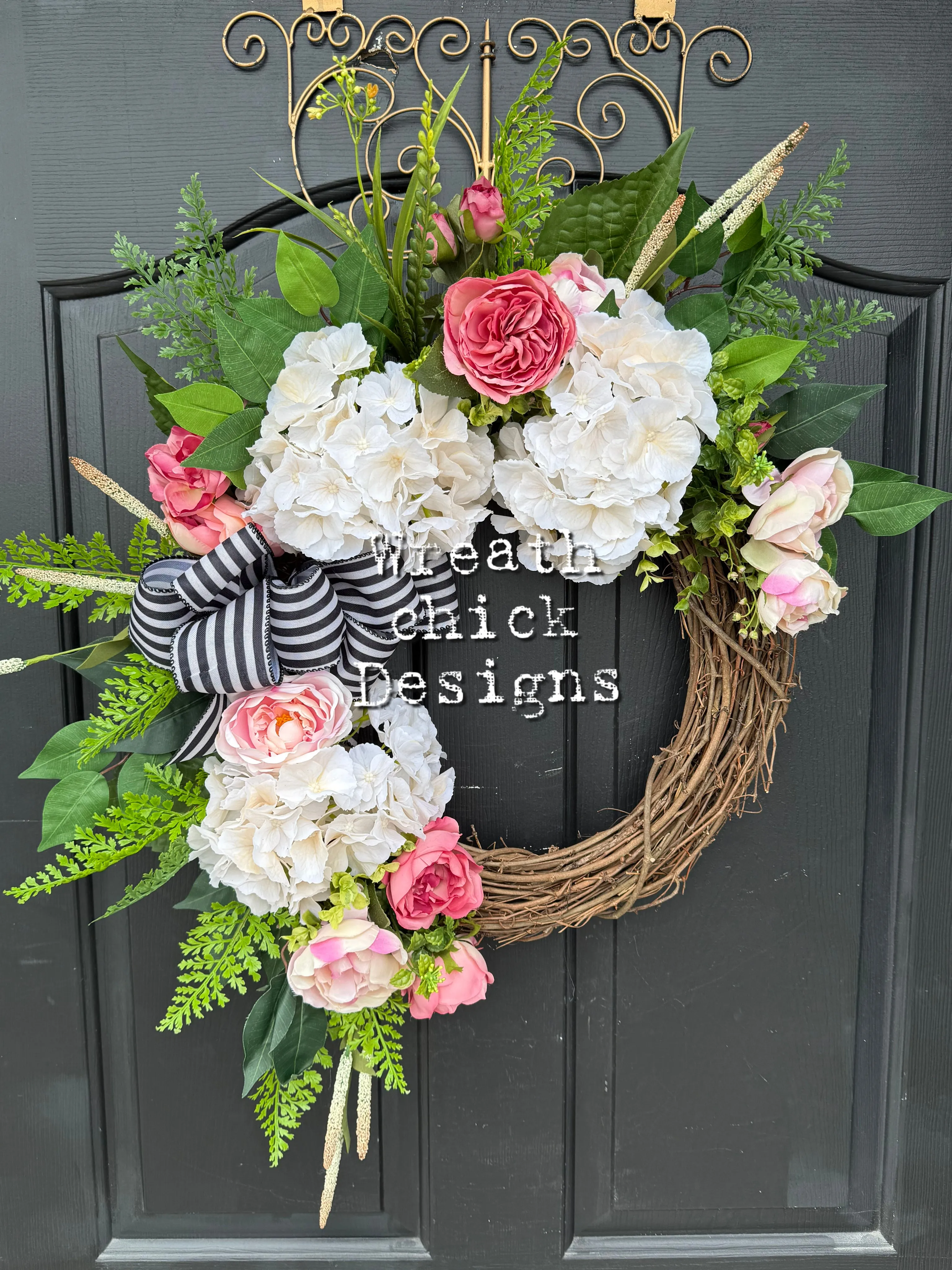 🌸 Mother’s Day Gift – Spring Hydrangea Wreath for a Warm & Welcoming Home! 🌿
