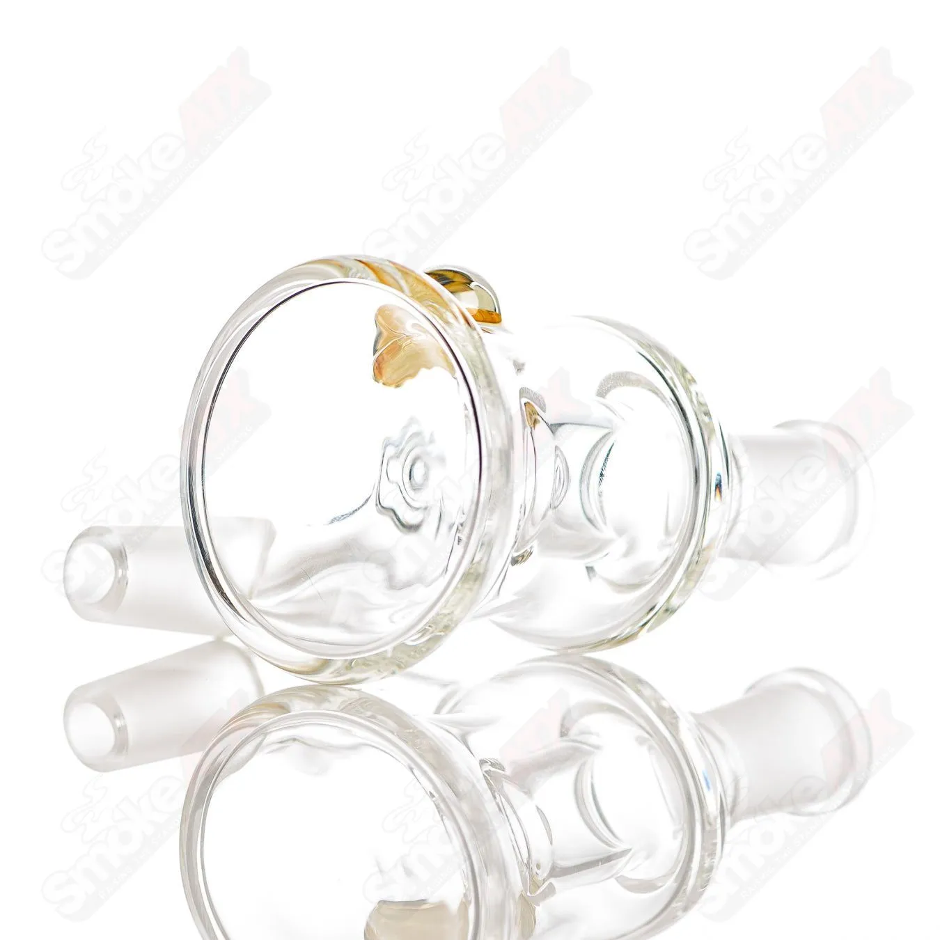 14/90 Clear Dry Catcher w Honeycomb   Bee Joe P Glass
