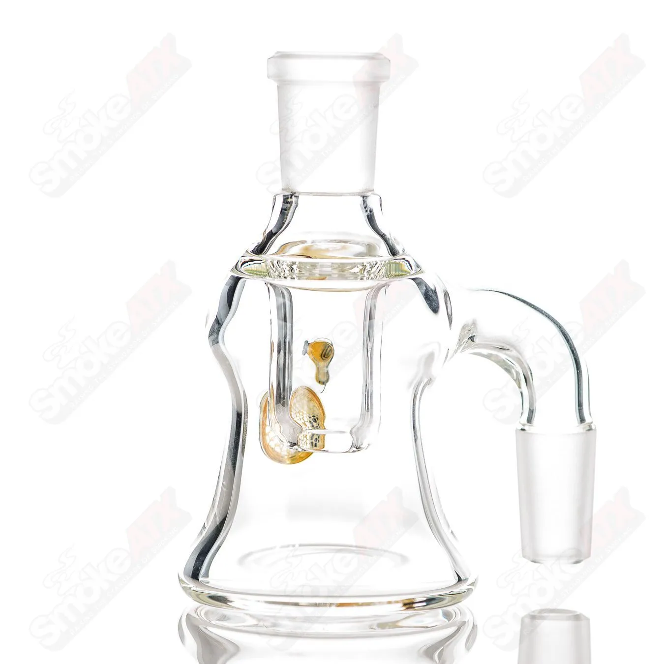 14/90 Clear Dry Catcher w Honeycomb   Bee Joe P Glass