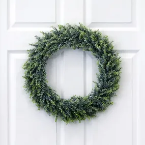 20” Artificial Eucalyptus Boxwood Wreath