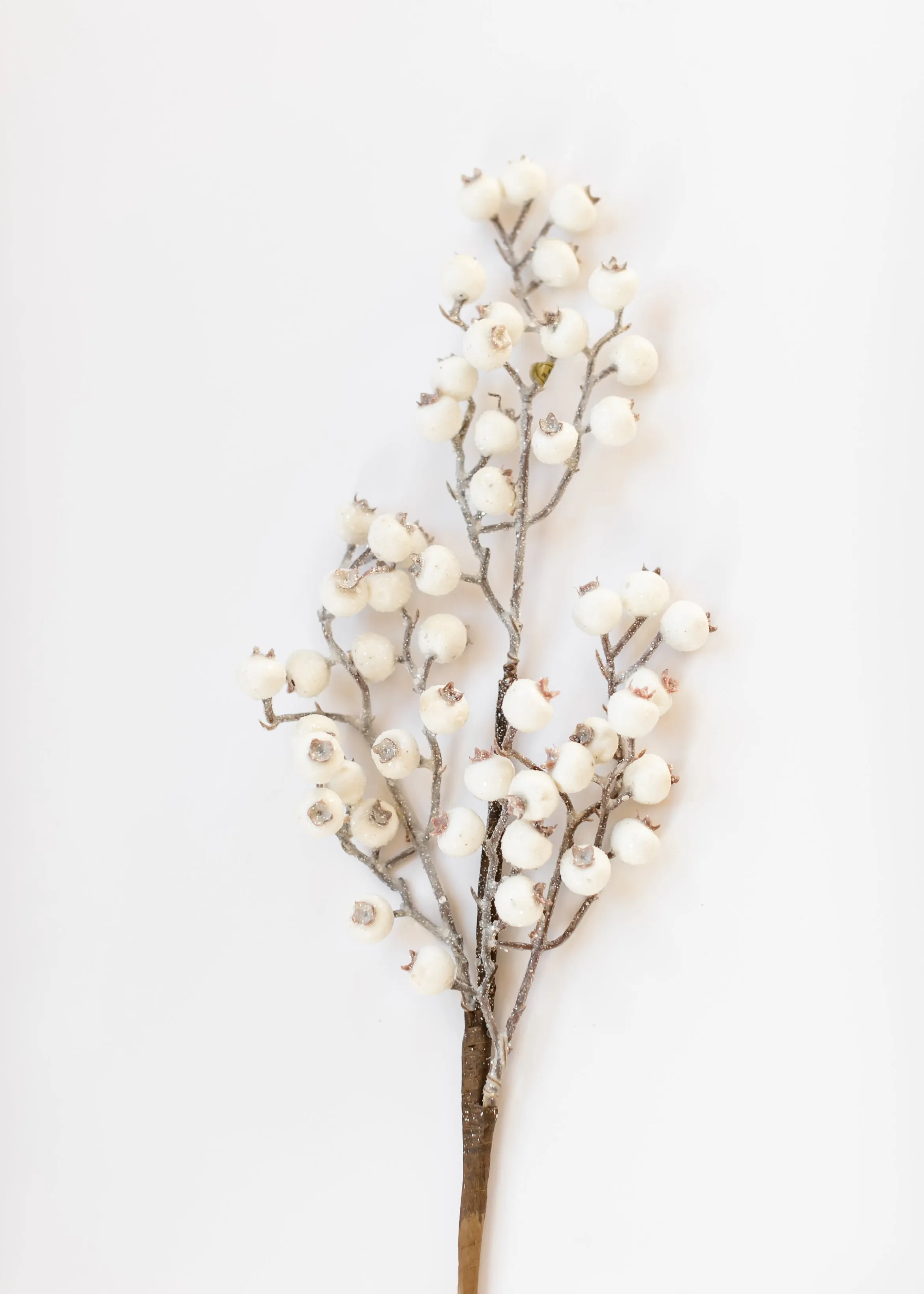 25.5" White Berry Spray