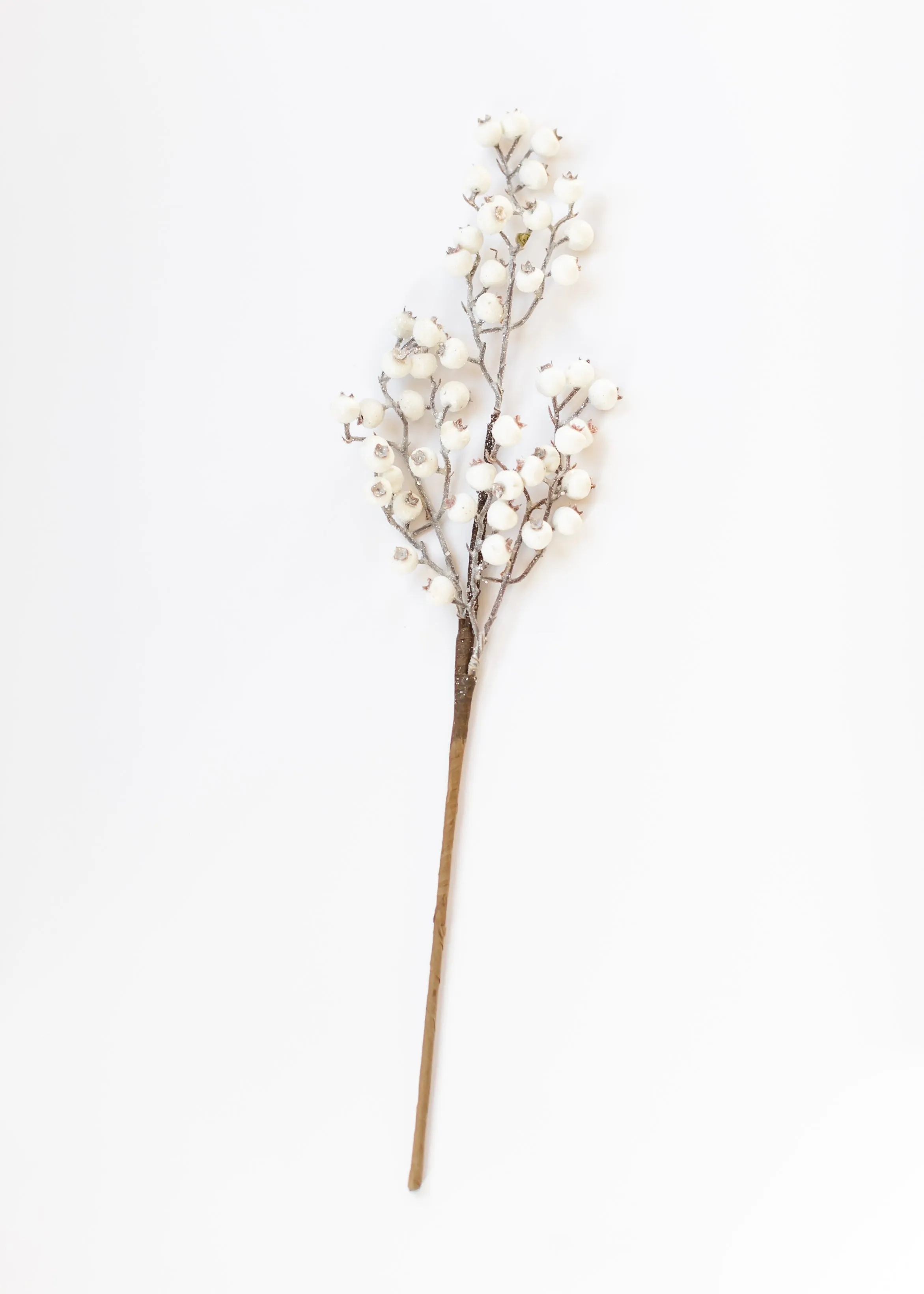 25.5" White Berry Spray