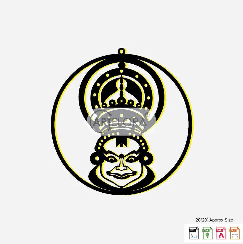 2D Modern Art Kerala Folk Dance