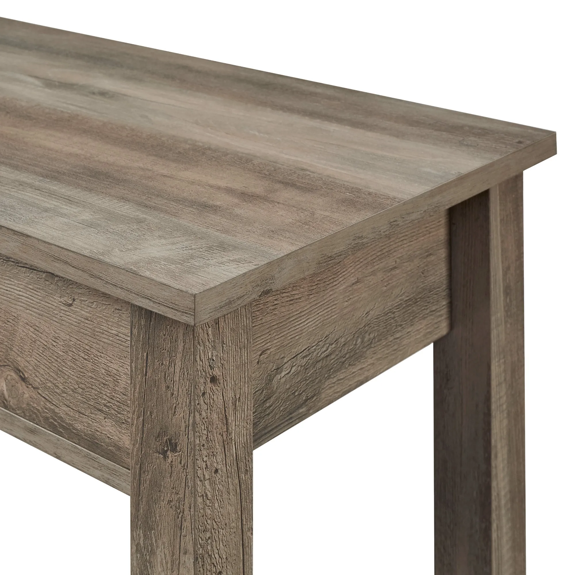 48" Entryway Console Table with Hidden Storage & Slatted Bottom Shelf for Rustic Home Decor Charm