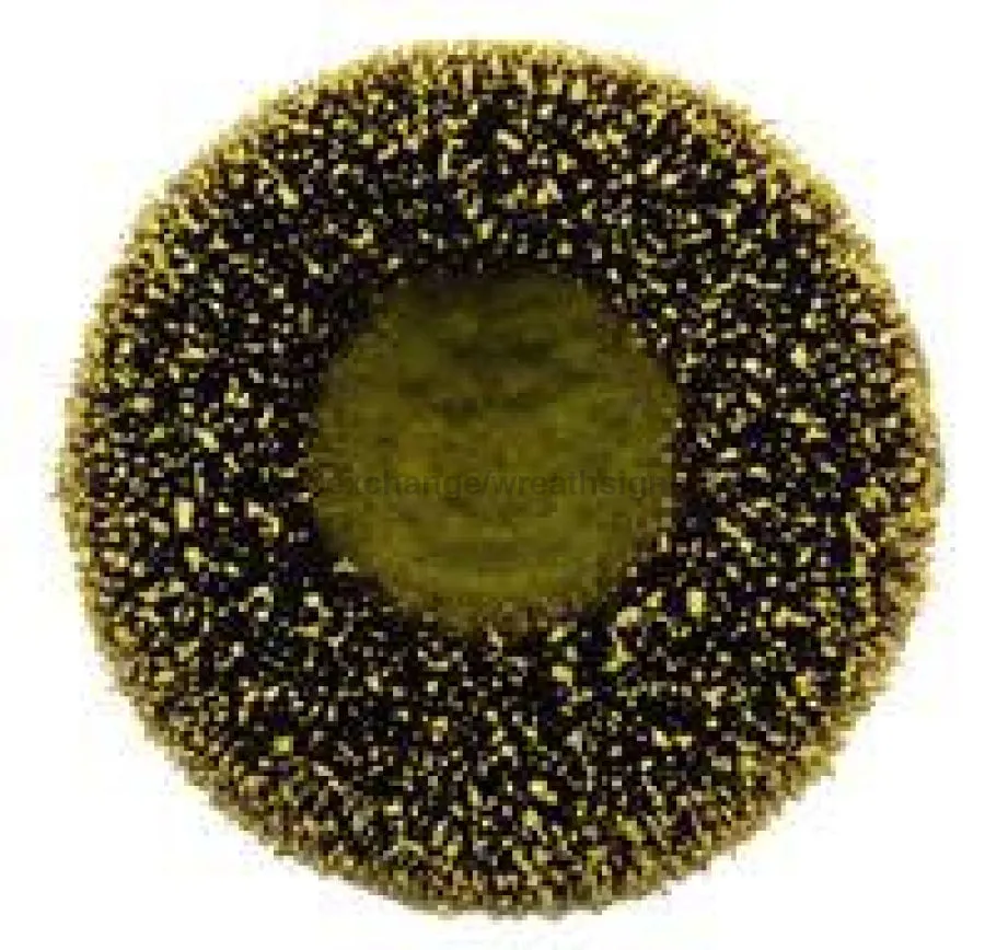5"Dia Flower Head Yellow/Black FJ5174