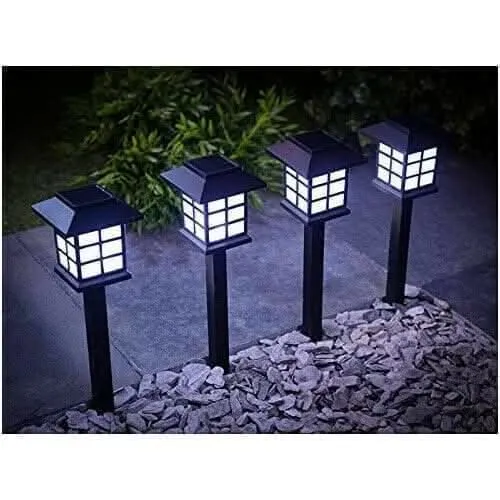 6x Oriental Solar LED Lanterns Set