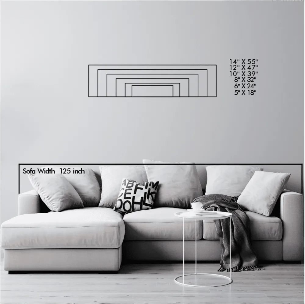 Abstract Triangle Hanger Wall Decor
