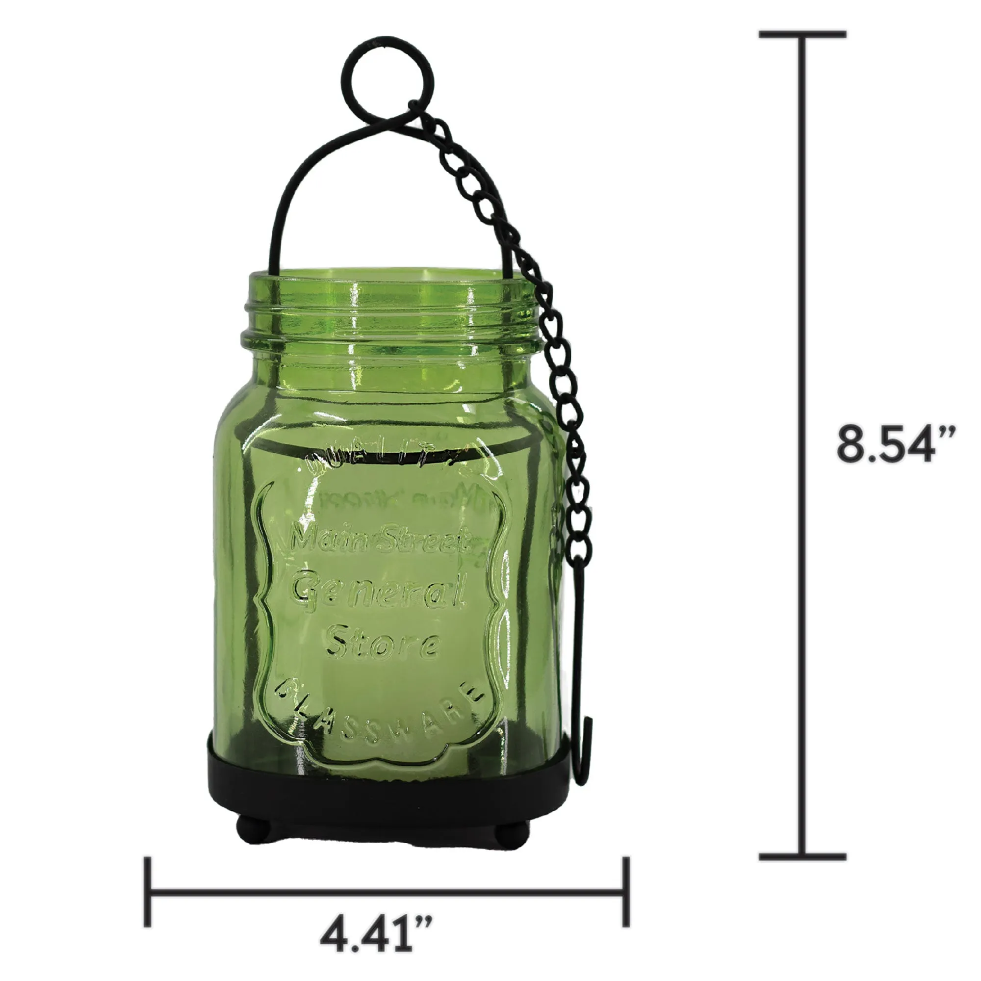 Aiden Small Glass Lantern, 2-Pack