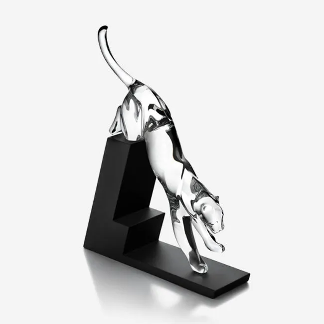 Baccarat | Panther The Leap - Clear