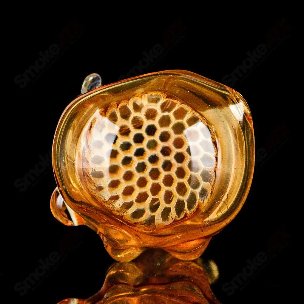 Beehive Honeycomb Spoon Hand Pipe Joe P Glass