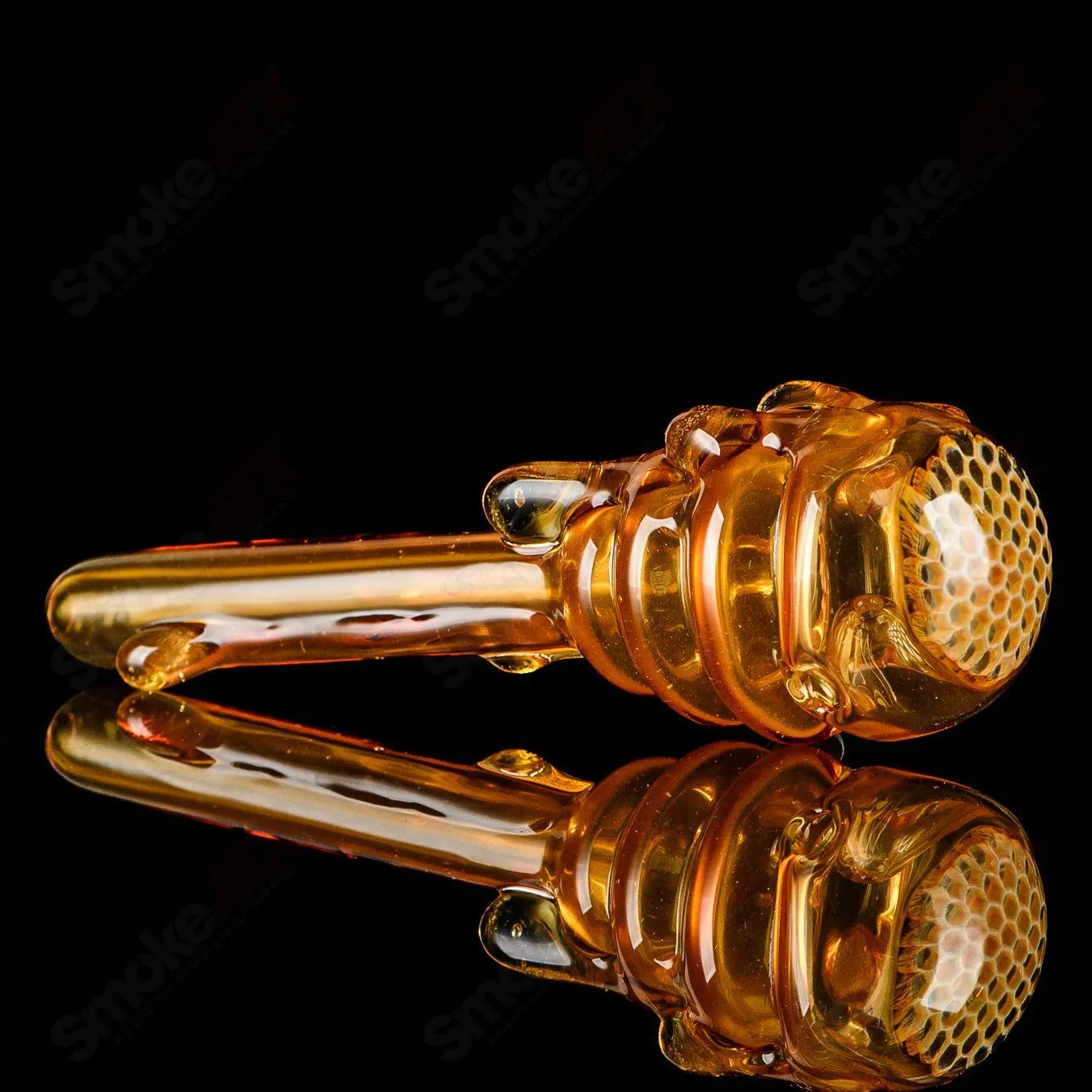 Beehive Honeycomb Spoon Hand Pipe Joe P Glass