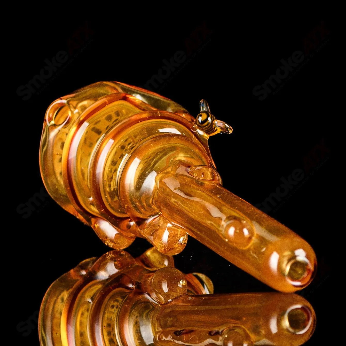 Beehive Honeycomb Spoon Hand Pipe Joe P Glass