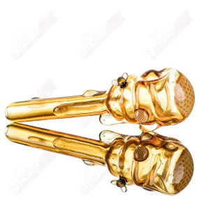 Beehive Honeycomb Spoon Hand Pipe Joe P Glass