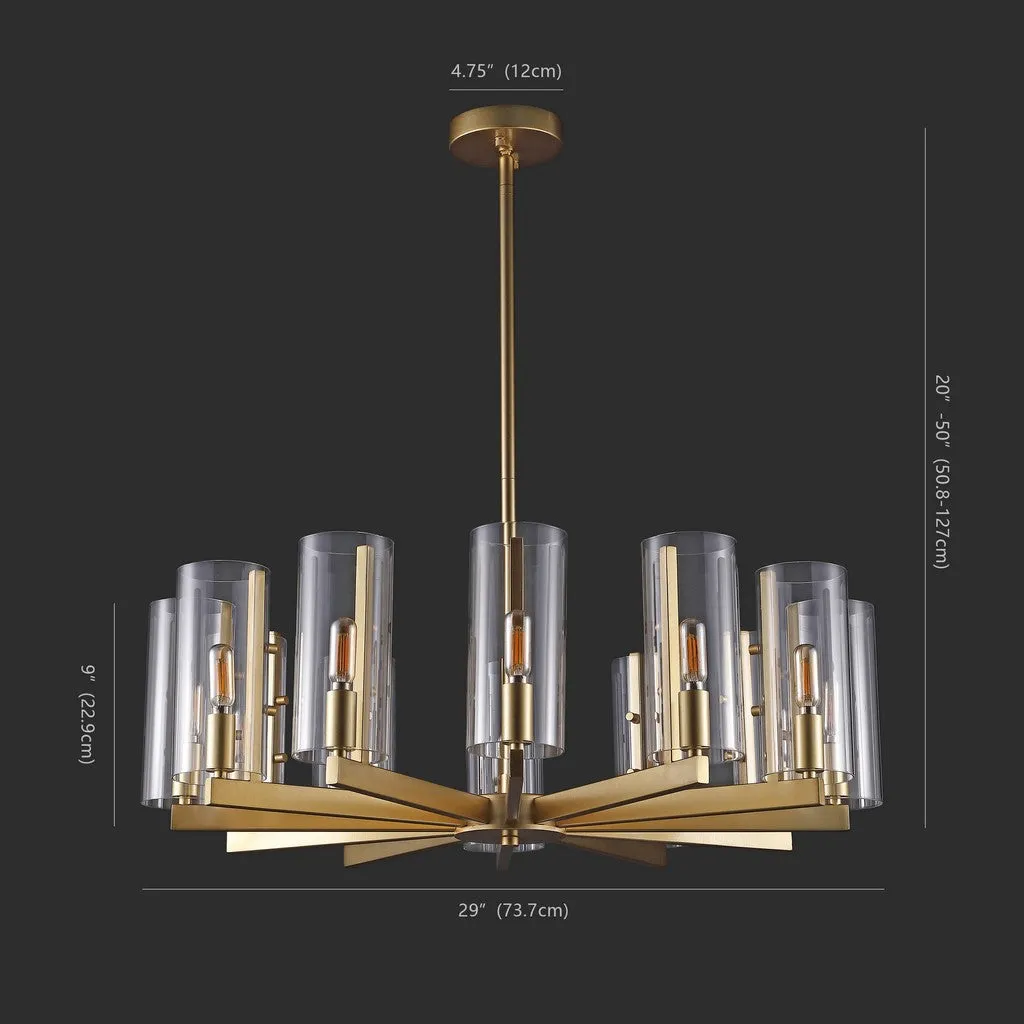 BENICIO GOLD CHANDELIER