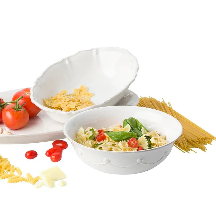 Berry & Thread Serving Bowl 9.5 in. - Whitewash