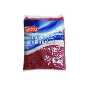Betta 2.27kg  Aquarium Gravel Current Red