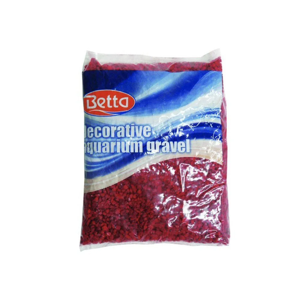 Betta 2.27kg  Aquarium Gravel Current Red