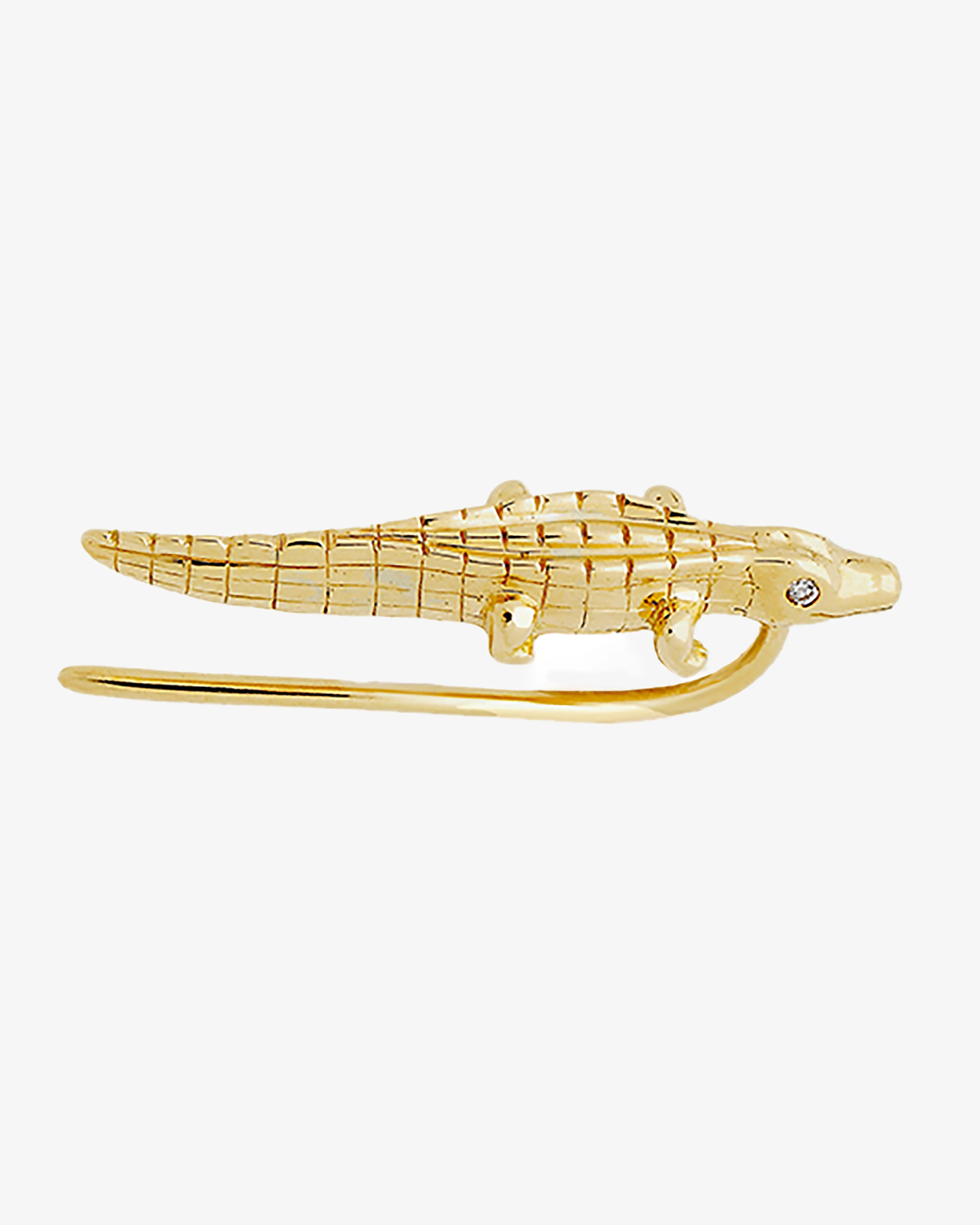 Bibi Van Der Velden - Women's Alligator Ear Climber - (Gold)