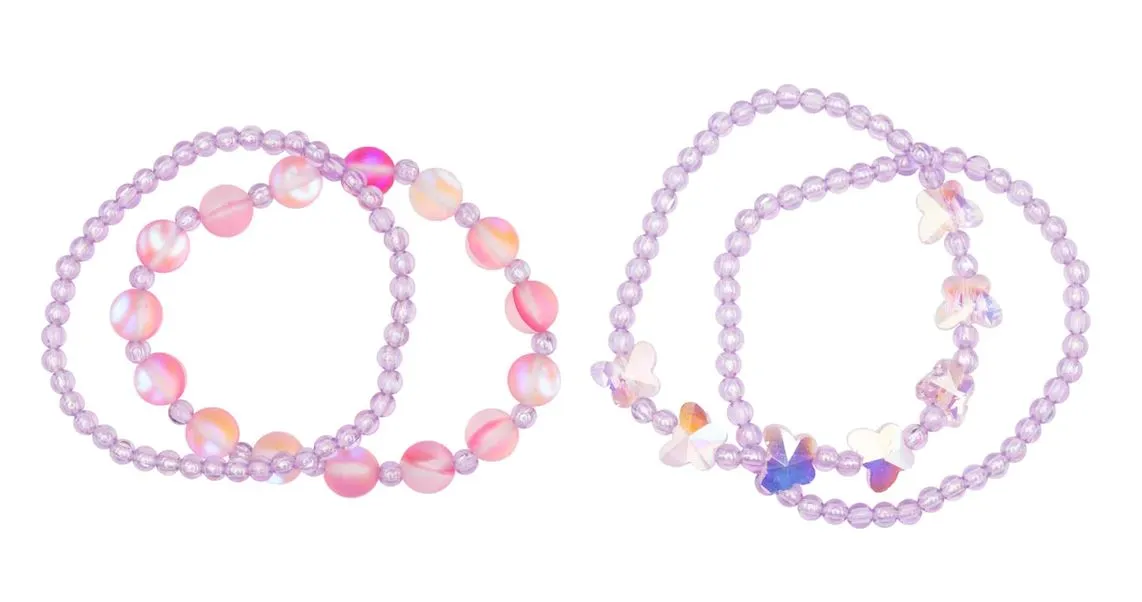 Boutique Shimmer Butterfly Bracelet Bundle