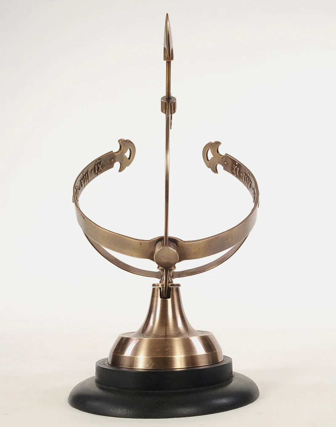 Brass Armillary On Wooden Base By Homeroots