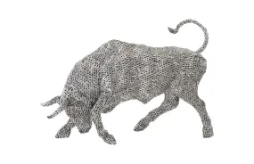 Bull Pipe Sculpture Stainless Steel