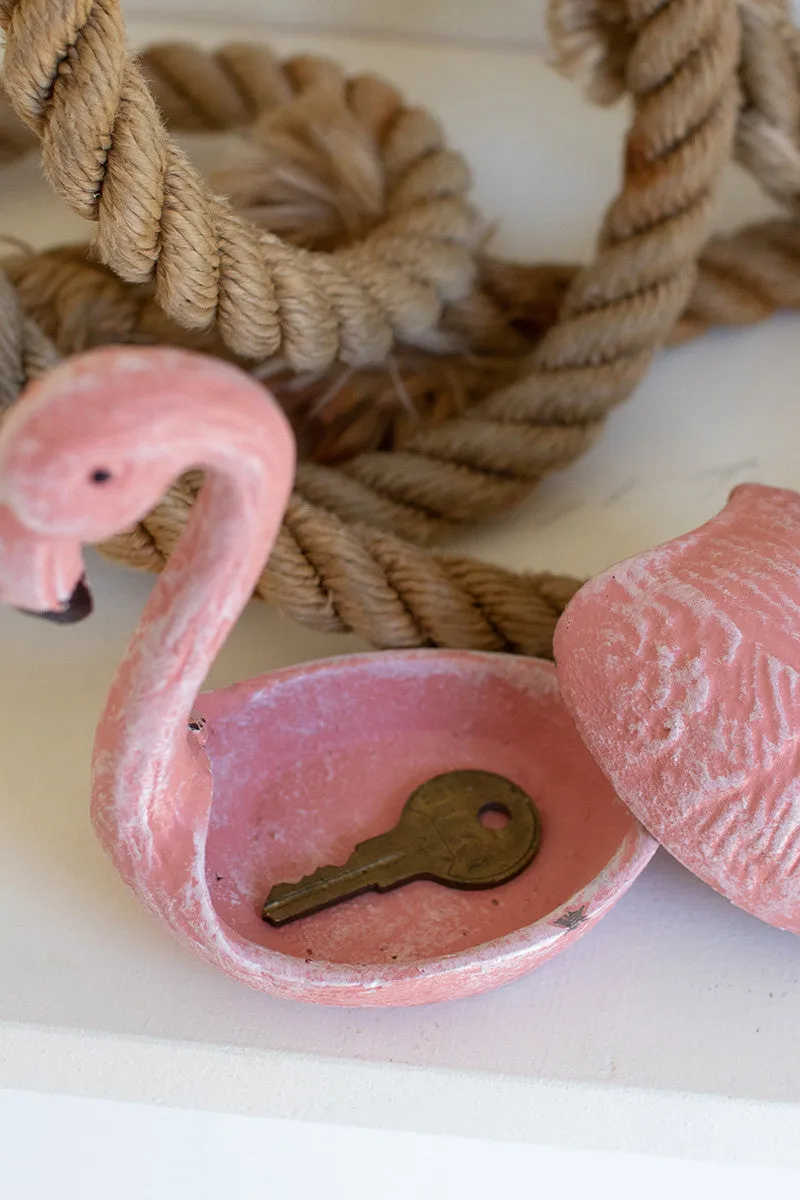Cast Iron Flamingo Hide-A Key (Min 4) By Kalalou