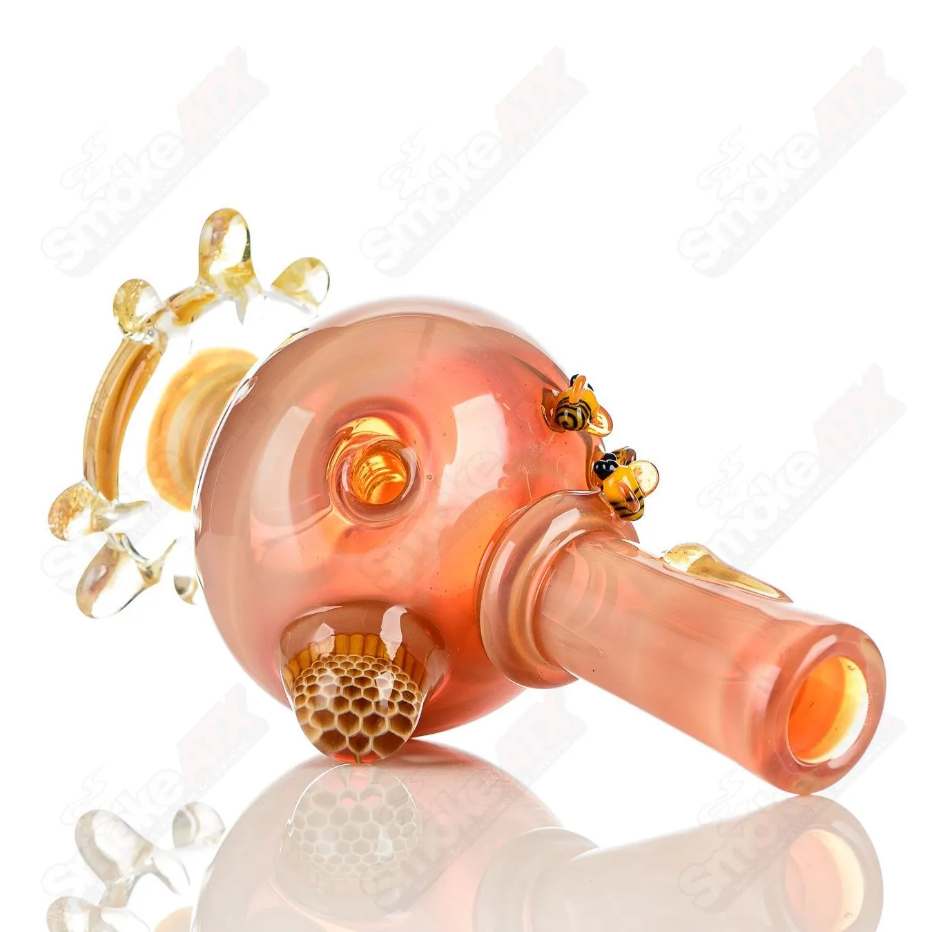 Cherry Blossom Pink Honeycomb Lamp Set Joe P Glass