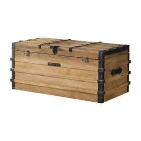 Coaster Furniture Simmons 959553 Rectangular Storage Trunk - Natural/Black