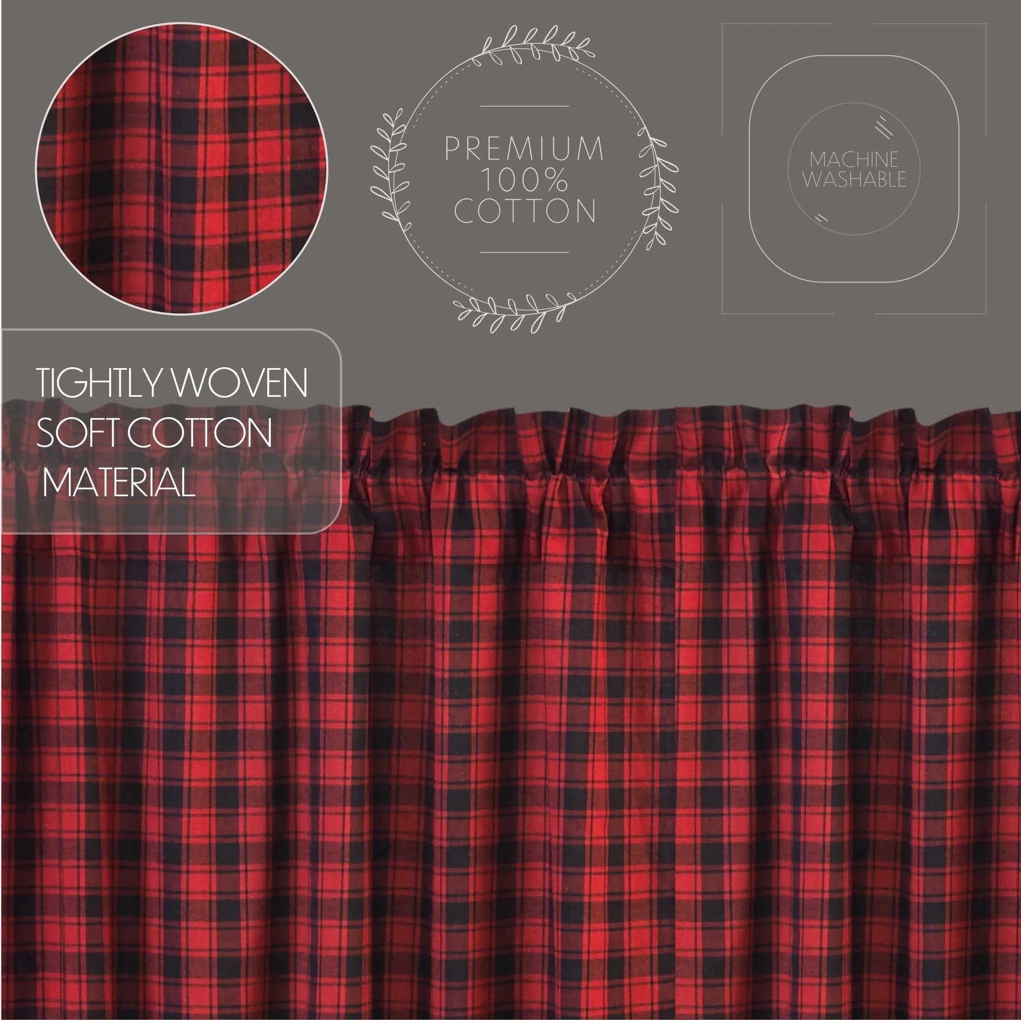 Cumberland Valance Curtain 16x72