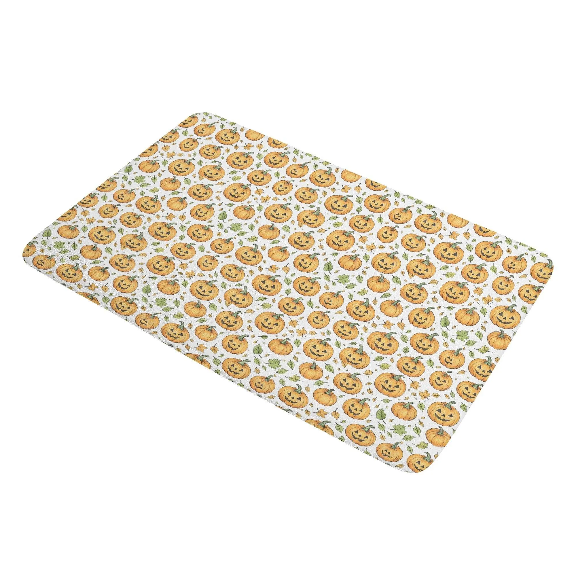 Cute Jack-O-Lanterns Plush Doormat