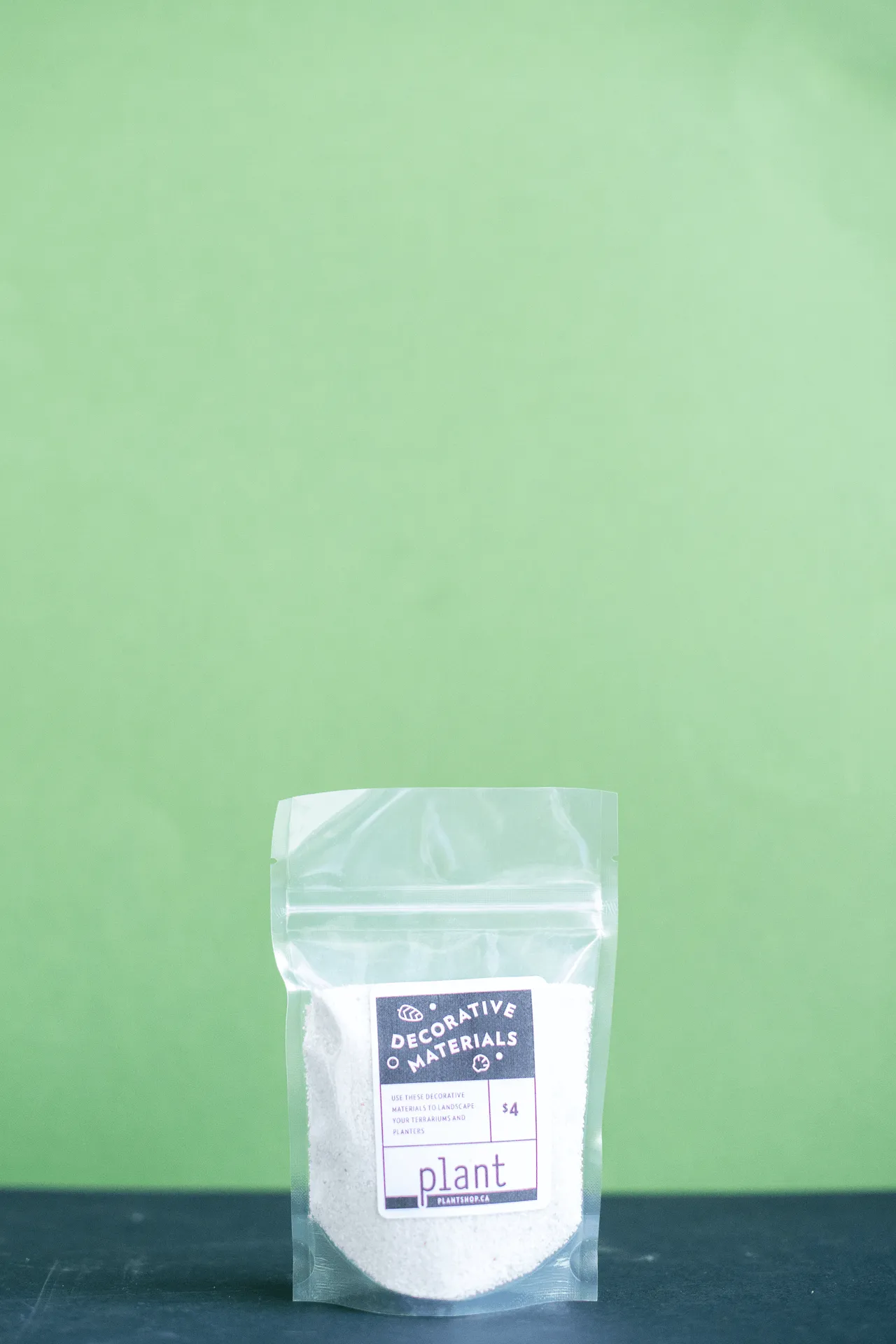 Decorative Materials: White Sand