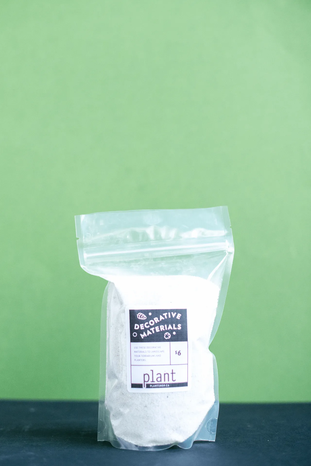 Decorative Materials: White Sand