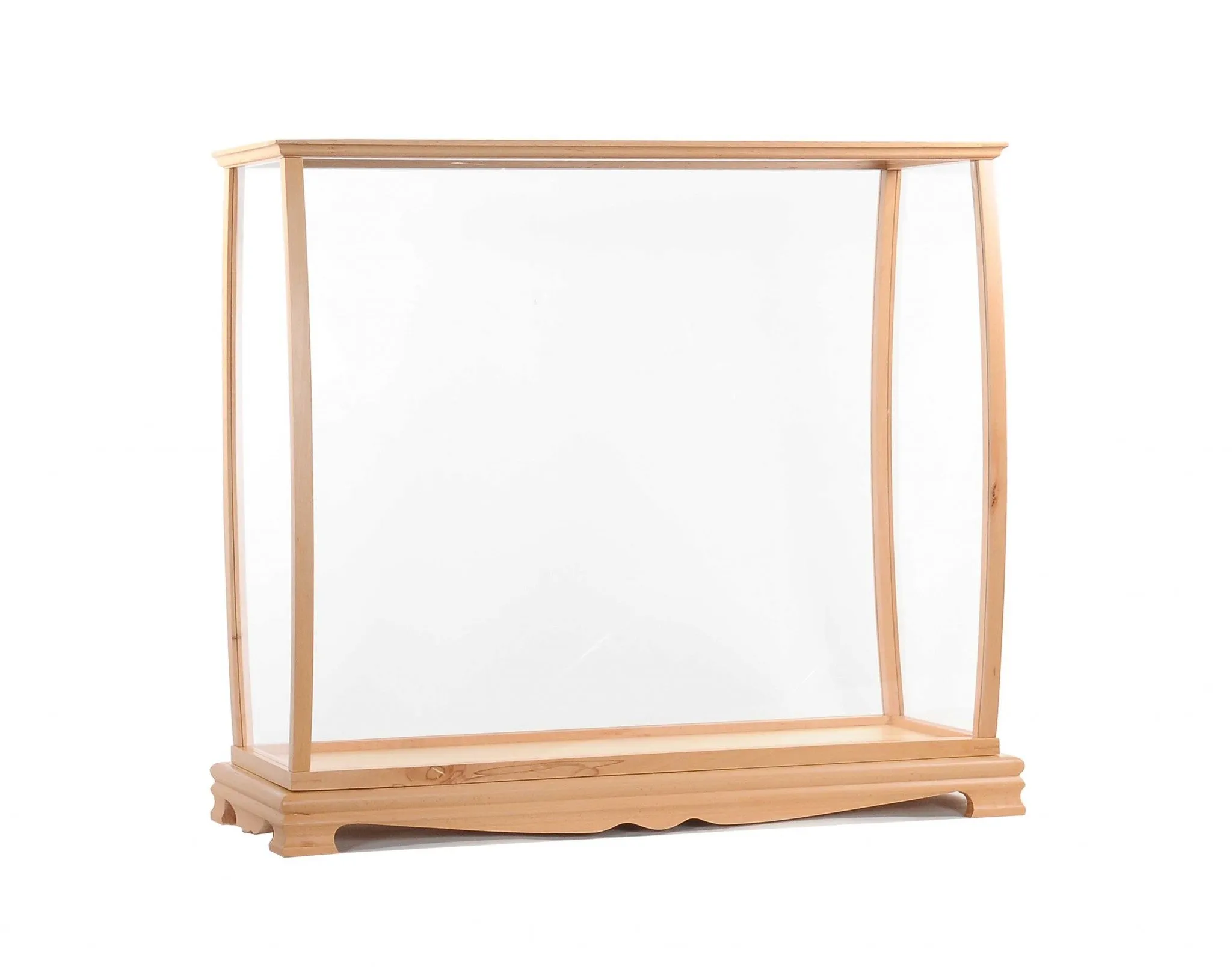 Display Case for Midsize Tall Ship Clear Finish By Homeroots
