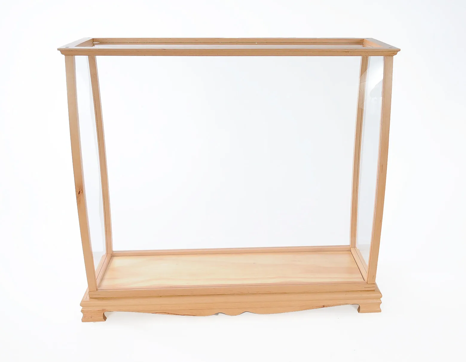 Display Case for Midsize Tall Ship Clear Finish By Homeroots