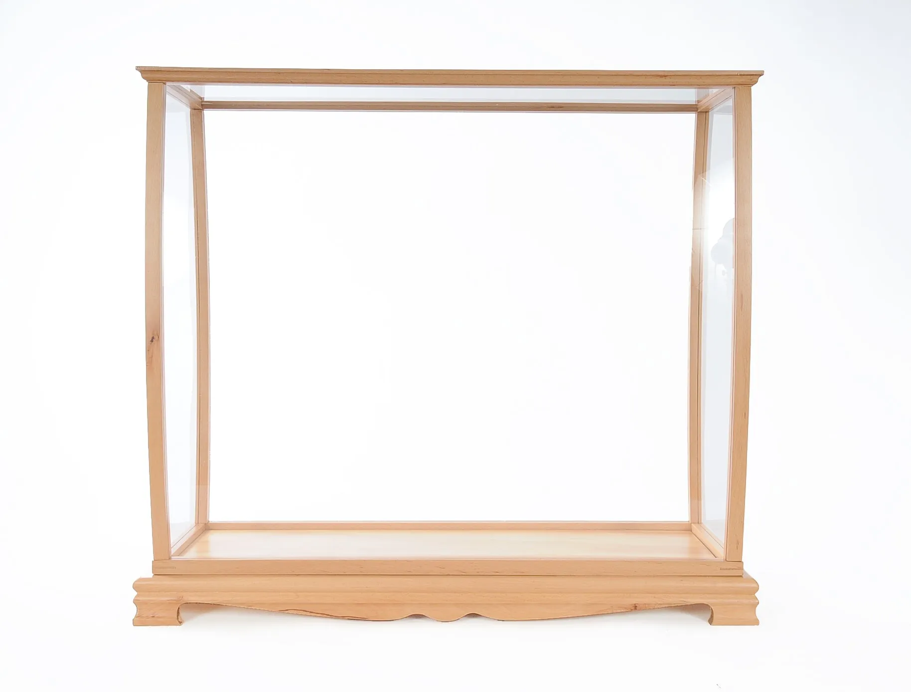 Display Case for Midsize Tall Ship Clear Finish By Homeroots