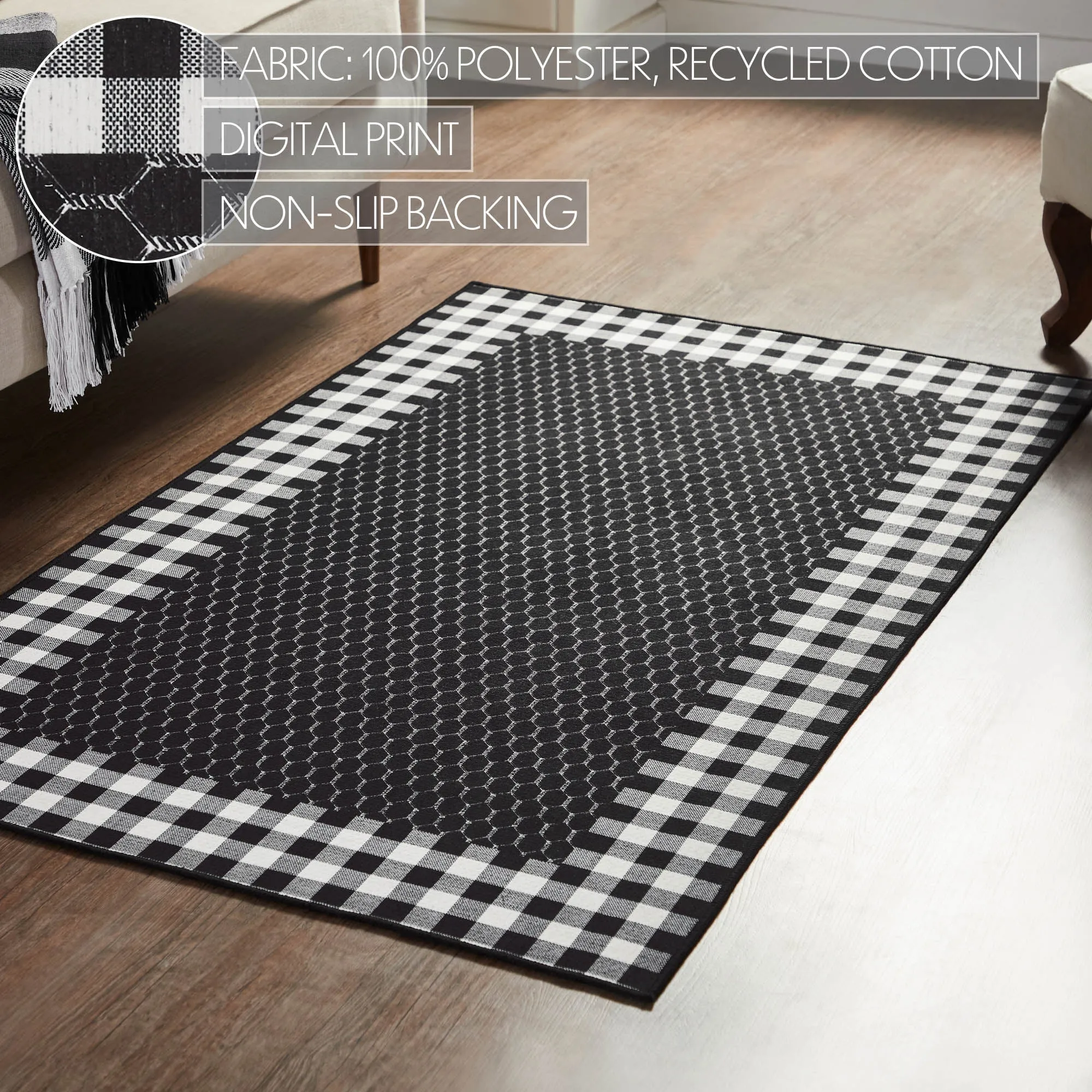 Down Home Polyester Rug Rect 36x60
