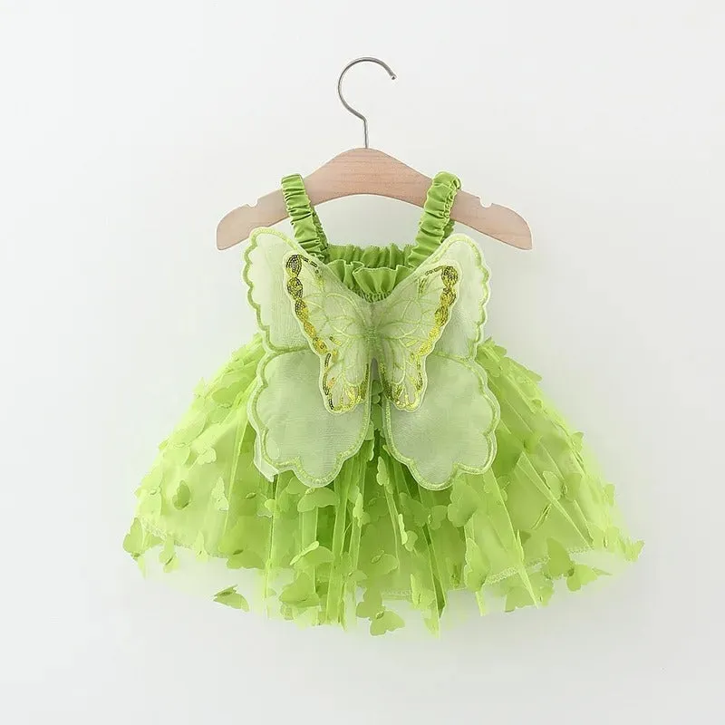 Enchanted Butterfly Princess Party Dress