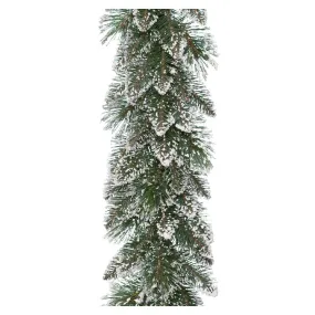Everlands 2.7m Frosted Finley Garland