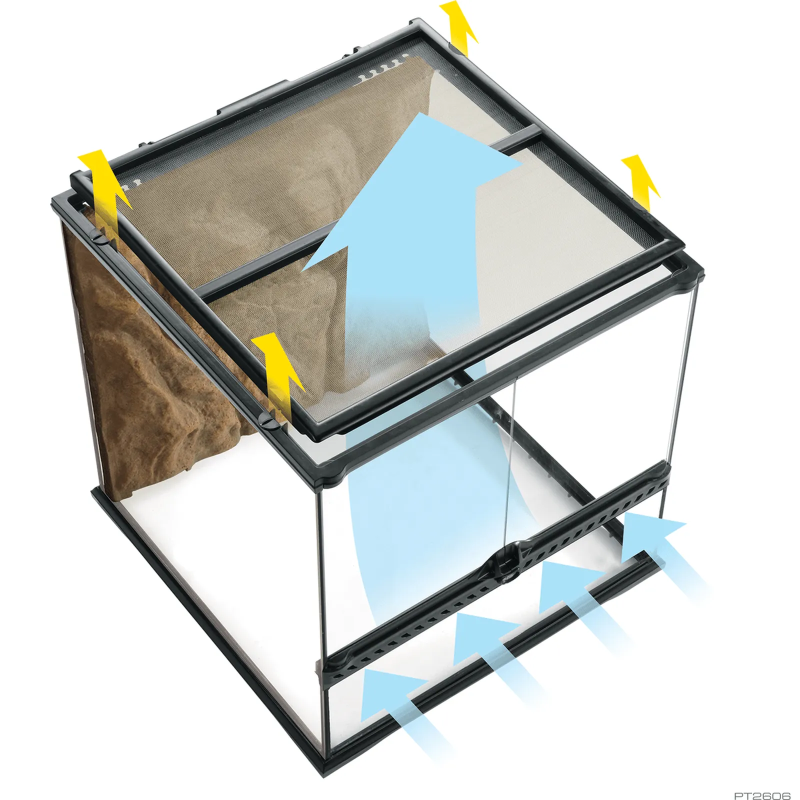 Exo Terra Natural Terrarium small X-Tall - 45 x 45 x 90cm