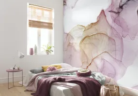 Flow in Rose Mural Wallpaper