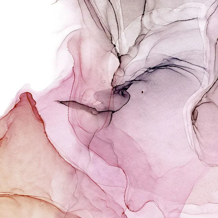 Flow in Rose Mural Wallpaper