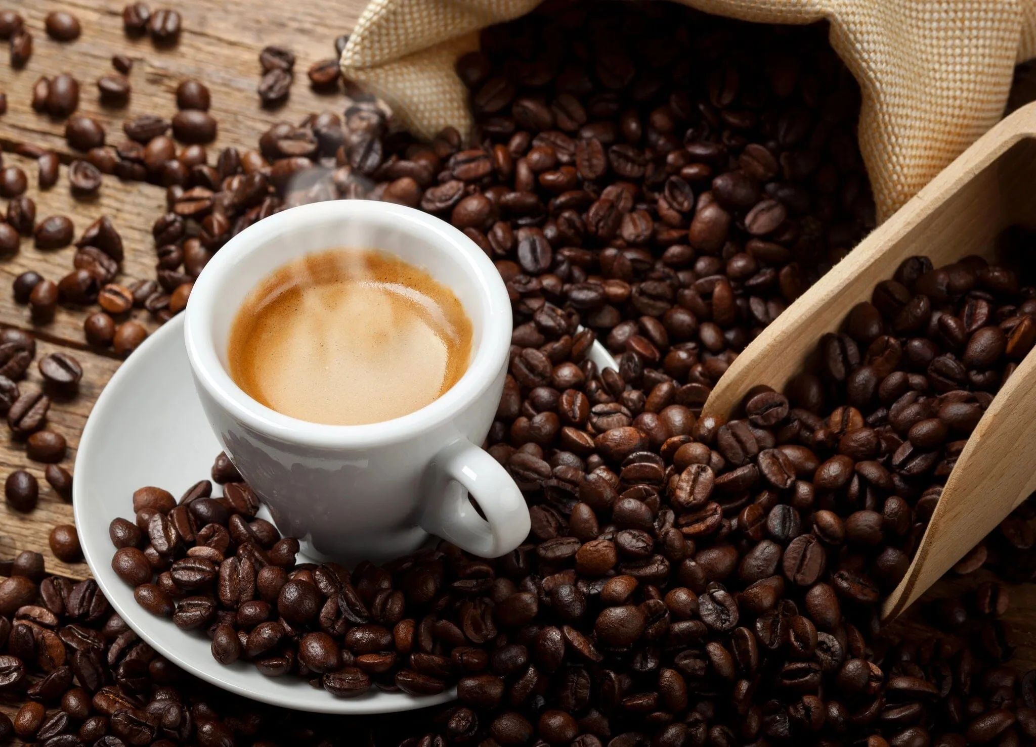 Fresh Coffee Beans Wall Mural
