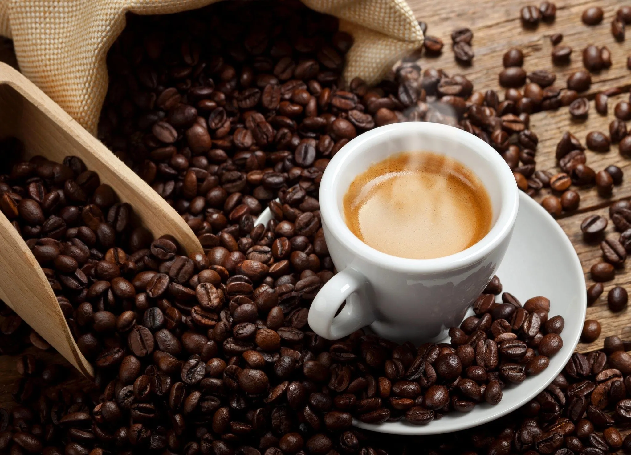 Fresh Coffee Beans Wall Mural