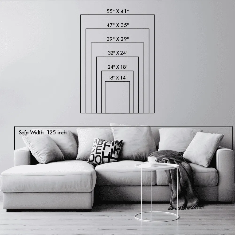 Geometric Lady Wall Art