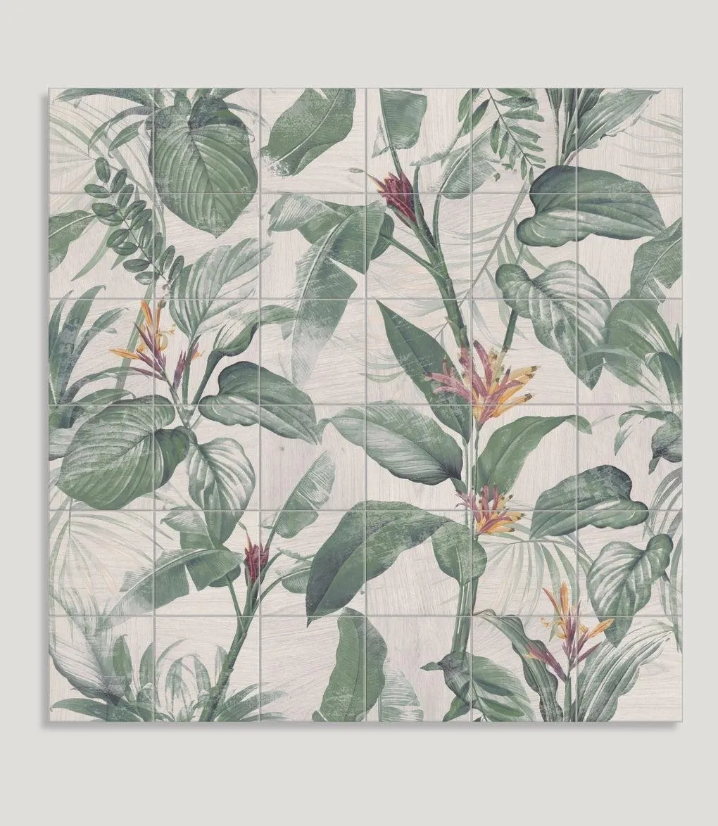 Grain Leaves Mural 20cm x 20cm