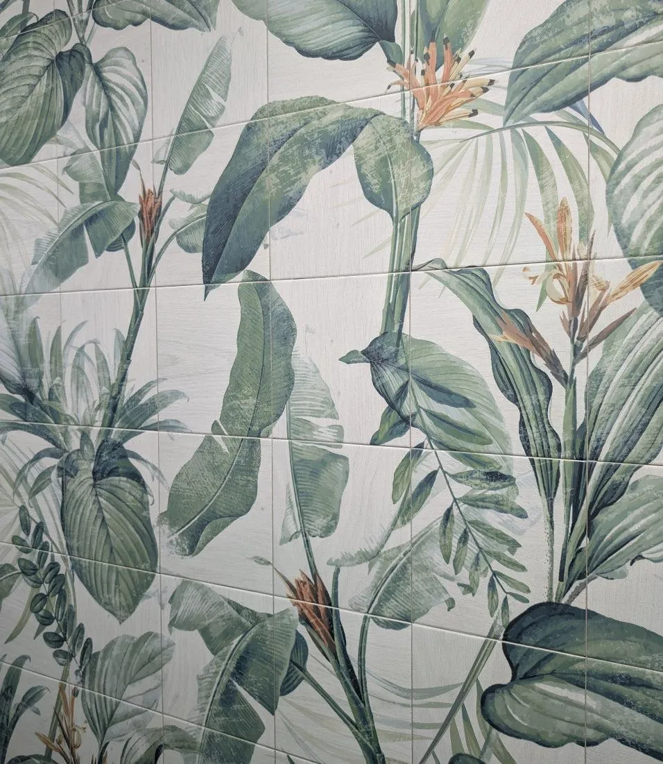 Grain Leaves Mural 20cm x 20cm