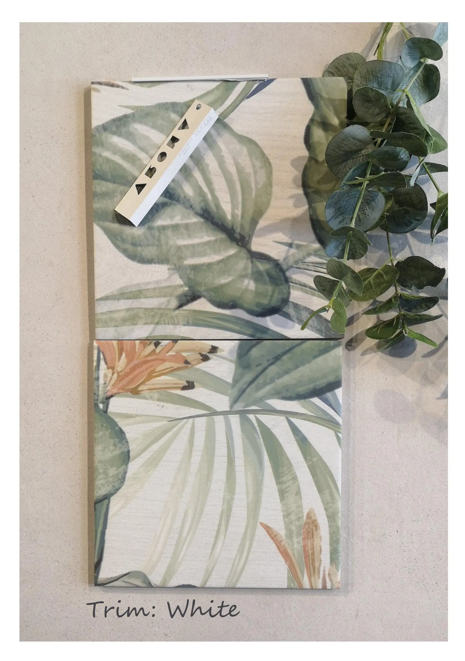 Grain Leaves Mural 20cm x 20cm