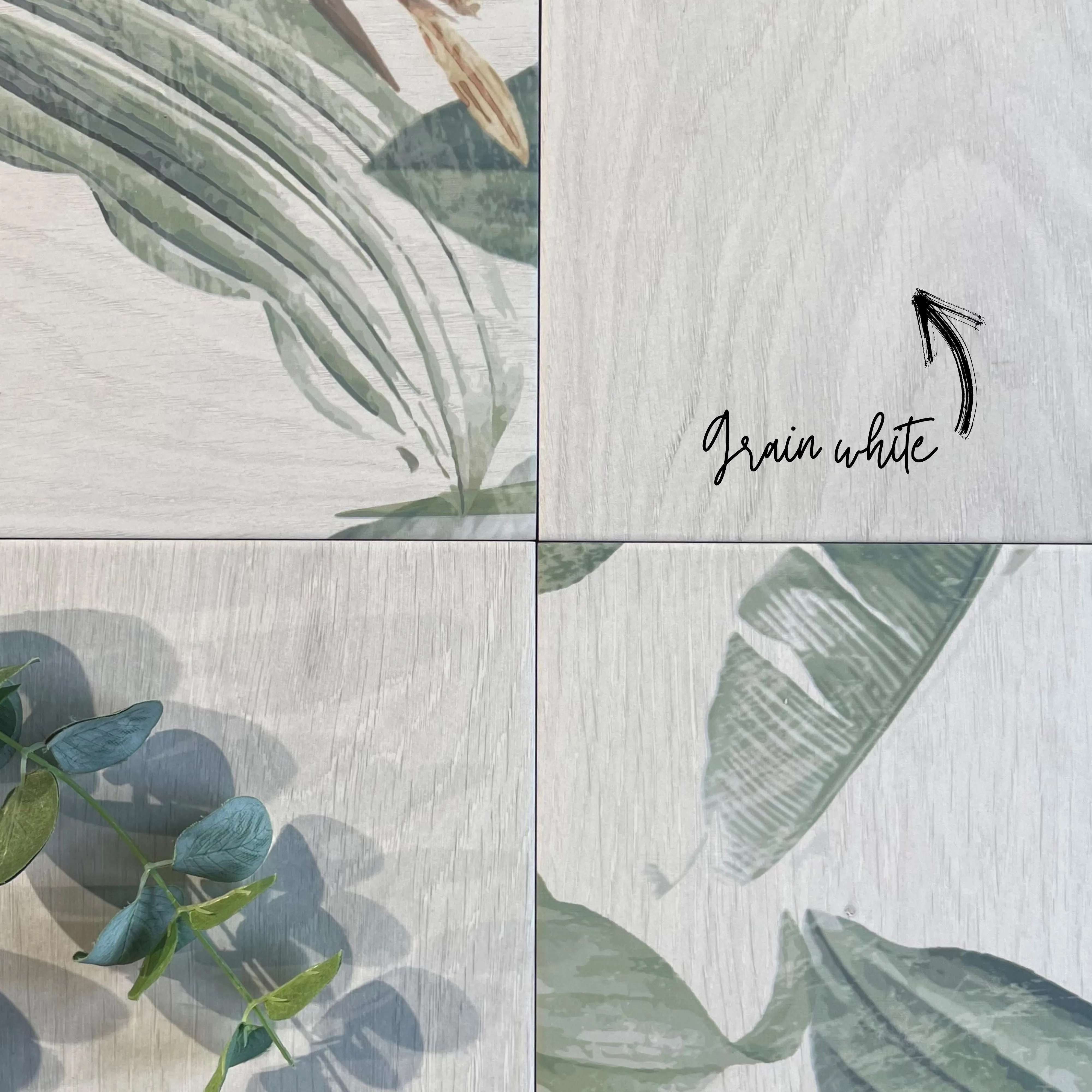 Grain Leaves Mural 20cm x 20cm