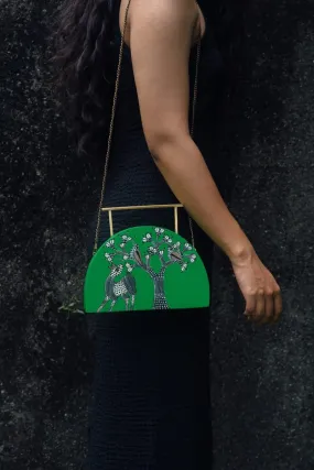 Handmade Wooden Harin Clutch- Spring