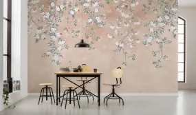 Hanging Hanami Mural Wallpaper